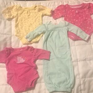 Preemie girl clothes